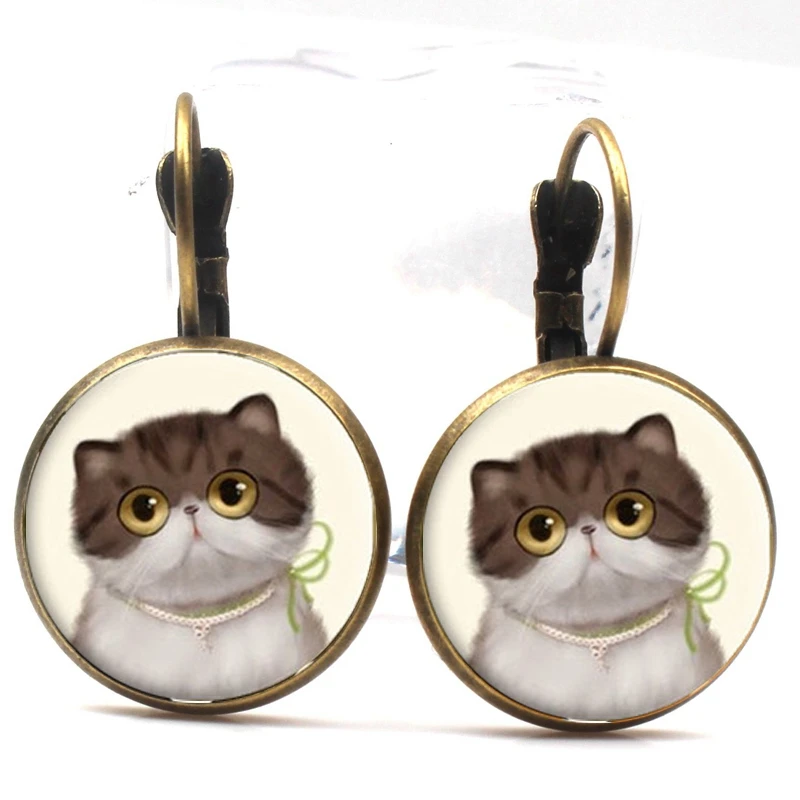 2019 new fashion cute cat earrings female glass convex round bezel wild horse Perola art photo dome round earrings women jewelry
2019 new fashion cute cat earrings female glass convex round bezel wild horse Perola art photo dome round earrings women jewelry