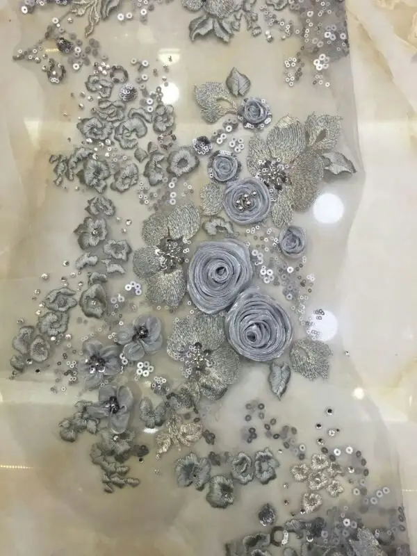High Quality New Products 3d flowers lace with beaded Lace Fabric with Embroidered for wedding and party
High Quality New Products 3d flowers lace with beaded Lace Fabric with Embroidered for wedding and party
