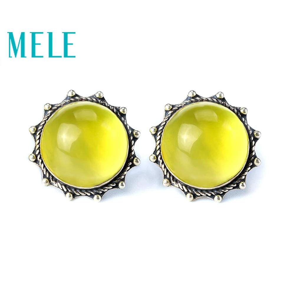 Natural prehnite 925 silver gemstone earrings for women,round flower shape, sun fashion and trendy
Natural prehnite 925 silver gemstone earrings for women,round flower shape, sun fashion and trendy