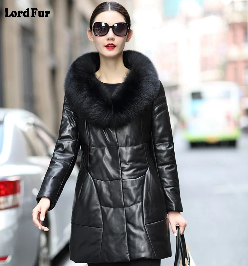 Luxury Genuine Sheepskin Leather Suede Coat Jacket Fox Fur Collar Winter Women Outerwear Coats LF4043
Luxury Genuine Sheepskin Leather Suede Coat Jacket Fox Fur Collar Winter Women Outerwear Coats LF4043