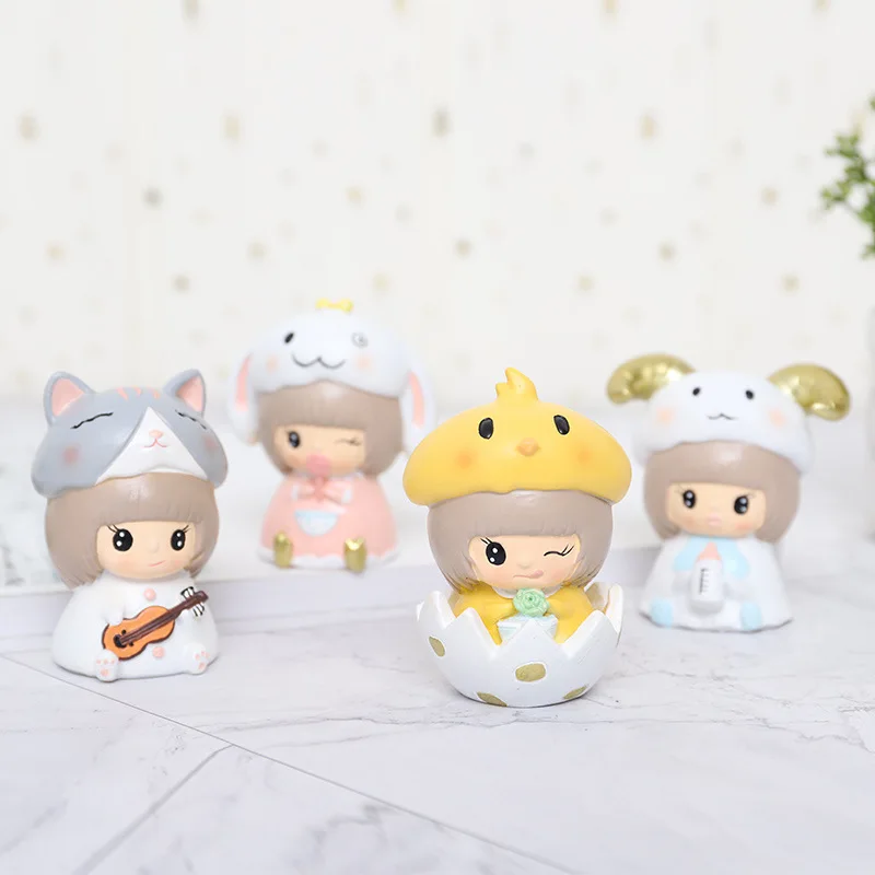 4-pieces Fairy Garden Ornament Cartoon Animal Girls Rabbit Miniature Cat Sheep Craft Cake Bakery Decoration Home Decor Gift
4-pieces Fairy Garden Ornament Cartoon Animal Girls Rabbit Miniature Cat Sheep Craft Cake Bakery Decoration Home Decor Gift