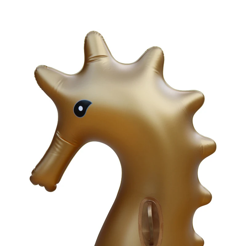 Inflatable Float Golden Seahorse Ride-on Inflatable Raft Unisex PVC Beach Air Mattress Party toy Adult Swimming Pool Accessories
Inflatable Float Golden Seahorse Ride-on Inflatable Raft Unisex PVC Beach Air Mattress Party toy Adult Swimming Pool Accessories