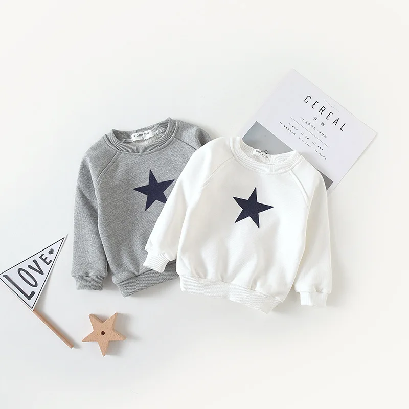 Kids Baby Boys Sweatshirts Star Printed Long Sleeve O-neck Tops Autumn T Shirt Clothing Children's Cotton Hoodies Costume
Kids Baby Boys Sweatshirts Star Printed Long Sleeve O-neck Tops Autumn T Shirt Clothing Children's Cotton Hoodies Costume