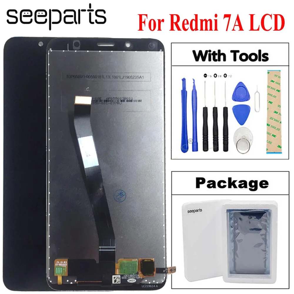 100% Tested For Xiaomi Redmi 7A LCD Display with Touch Screen Digitizer Replacement For Xiaomi Redmi 7 A redmi 7A LCD Assembly
100% Tested For Xiaomi Redmi 7A LCD Display with Touch Screen Digitizer Replacement For Xiaomi Redmi 7 A redmi 7A LCD Assembly