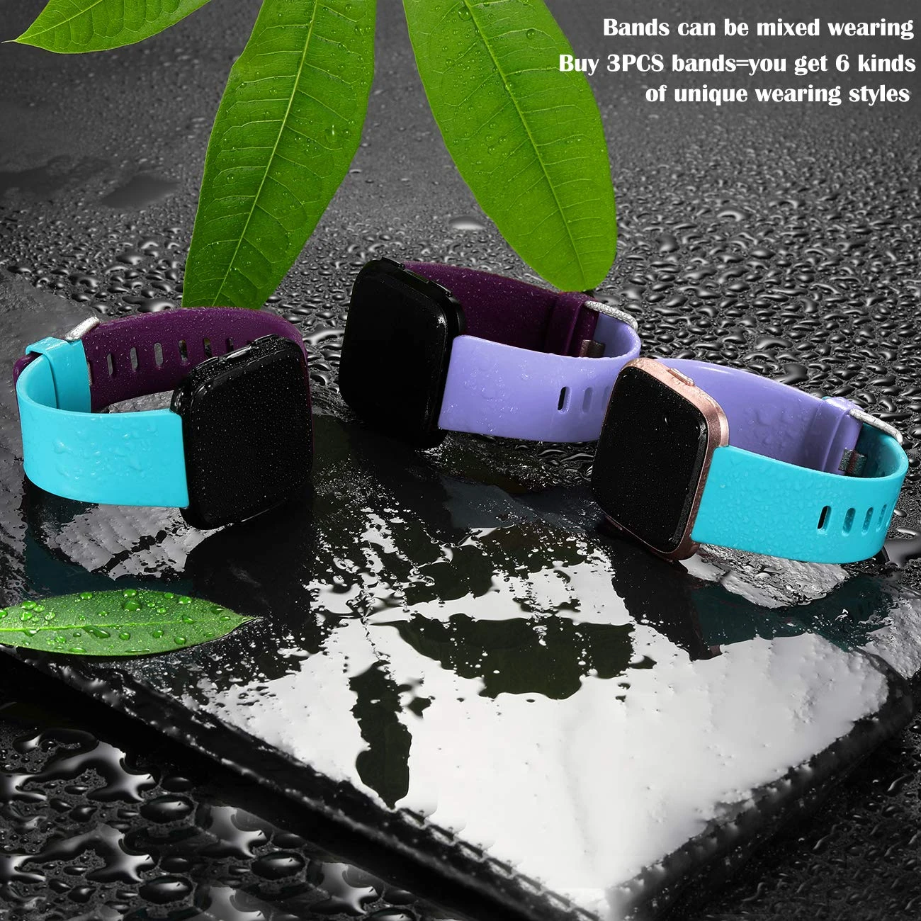 

Ремешок Coolaxy для Fitbit Versa, ремешок, сменный цветной браслет для часов, аксессуары для Fitbit Versa Lite