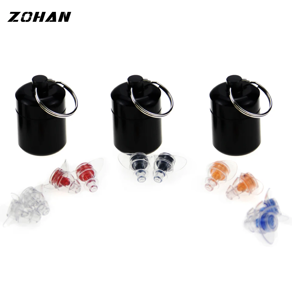 ZOHAN One Pair Soft Silicone EarPlugs Professional music Ear Plugs Washable Reusable Hearing Protection Noise Reduction Ear Plug
ZOHAN One Pair Soft Silicone EarPlugs Professional music Ear Plugs Washable Reusable Hearing Protection Noise Reduction Ear Plug