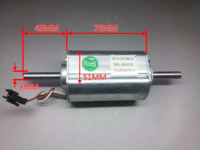 Used high power double shaft 120 volt DC motor wind power motor ball bearing motor
Used high power double shaft 120 volt DC motor wind power motor ball bearing motor