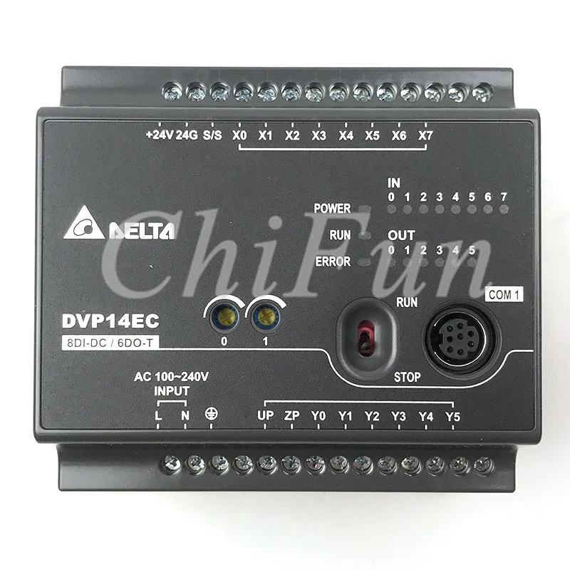 ТРАНЗИСТОР DVP14EC00T3 Delta EC3, 14-точечный хост с ПЛК, 100-RS-232 В переменного тока 
ТРАНЗИСТОР DVP14EC00T3 Delta EC3, 14-точечный хост с ПЛК, 100-RS-232 В переменного тока