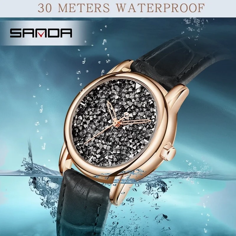 SANDA Fashion Full Rhinestone Watch Woman Top Brand Luxury Quartz Women Watches Fashion Ladies Watch Female Clock Montre Femme
SANDA Fashion Full Rhinestone Watch Woman Top Brand Luxury Quartz Women Watches Fashion Ladies Watch Female Clock Montre Femme
