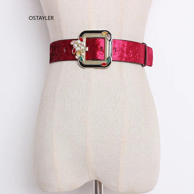 2019 Korean Style Rhinestone Buckle Pin Strap Velvet PU Women Waist Belts 8 Colors Elegant Ladies Shirt Dress Belts Decoration
2019 Korean Style Rhinestone Buckle Pin Strap Velvet PU Women Waist Belts 8 Colors Elegant Ladies Shirt Dress Belts Decoration