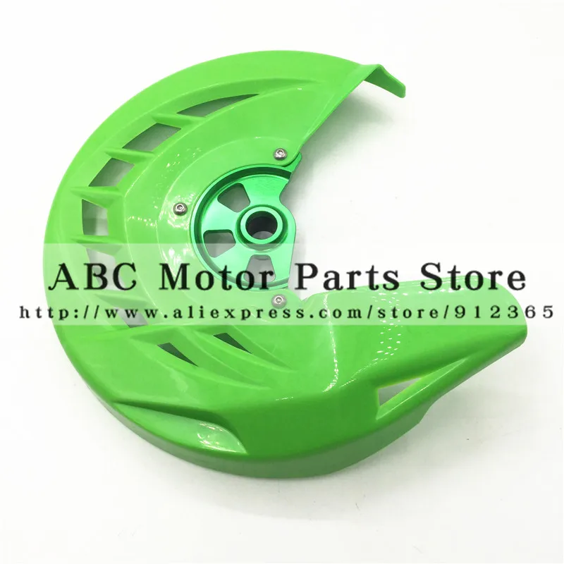 CNC Green Billet Front Brake Disc Cover Protector Plastic Rotor Guard For KAwasaki KX250F KX450F 2006-2015 DIRT BIKE
CNC Green Billet Front Brake Disc Cover Protector Plastic Rotor Guard For KAwasaki KX250F KX450F 2006-2015 DIRT BIKE