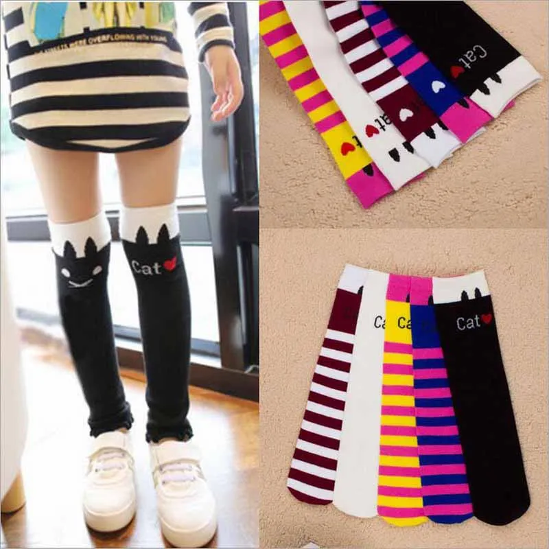 Fashion Baby Toddlers Girls Knee High Socks Tights Leg Warmer cute cat pattern school girl socks
Fashion Baby Toddlers Girls Knee High Socks Tights Leg Warmer cute cat pattern school girl socks