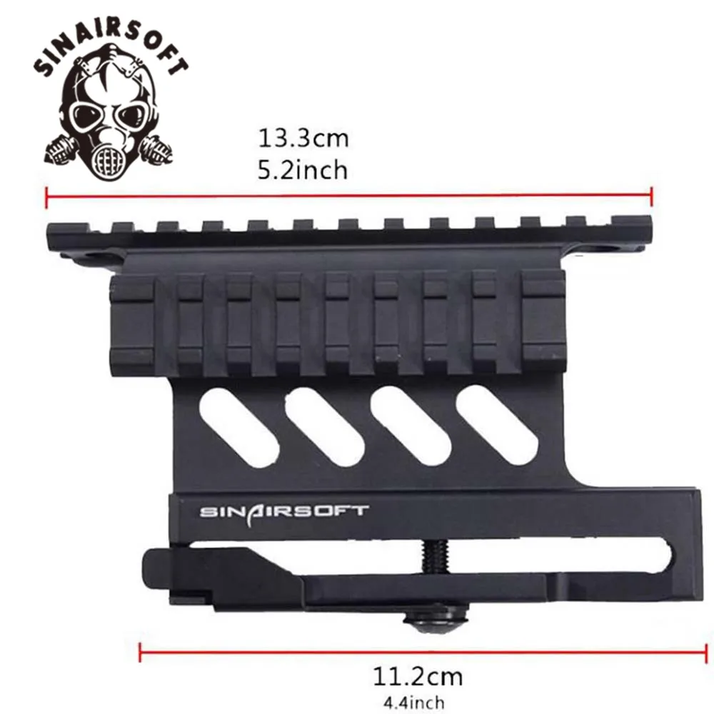 SINAIRSOFT Tactical AK 47/74 Picatinny Weaver Rails AK Series QD Double Side Scope Mount Quick Release Style Airsoft Accessories
SINAIRSOFT Tactical AK 47/74 Picatinny Weaver Rails AK Series QD Double Side Scope Mount Quick Release Style Airsoft Accessories