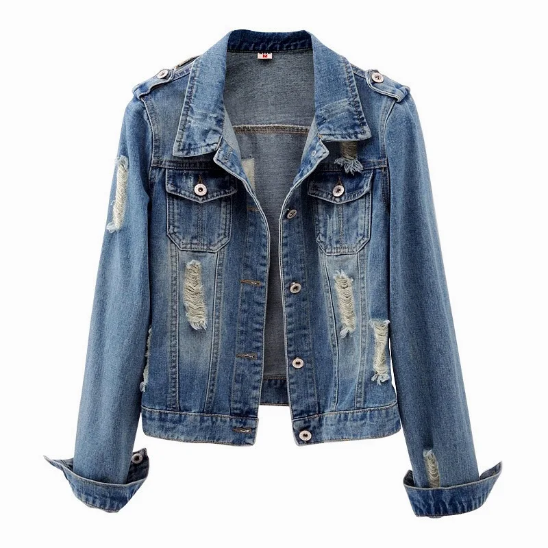 Jean jacket women cultivate one's morality joker 7 minutes of sleeve in the spring and autumn short jeans long-sleeved jacket
Jean jacket women cultivate one's morality joker 7 minutes of sleeve in the spring and autumn short jeans long-sleeved jacket