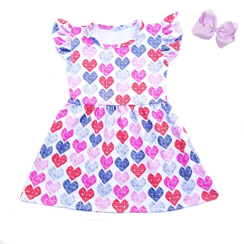 2019 Baby Girls Valentine's Day Dress Children Red Pink Blue Heart Pattern Clothes Toddler Girls Bouqitue Clothing with Bow
2019 Baby Girls Valentine's Day Dress Children Red Pink Blue Heart Pattern Clothes Toddler Girls Bouqitue Clothing with Bow