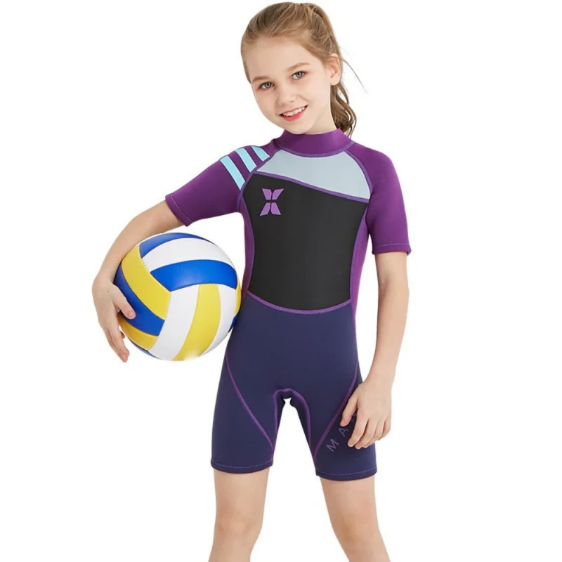 New Kids 2.5MM Diving Suit One Piece Kids Baby Girl Short Sleeve Diving Shorty Wetsuit Swim Surfing Suit S-2XL
New Kids 2.5MM Diving Suit One Piece Kids Baby Girl Short Sleeve Diving Shorty Wetsuit Swim Surfing Suit S-2XL