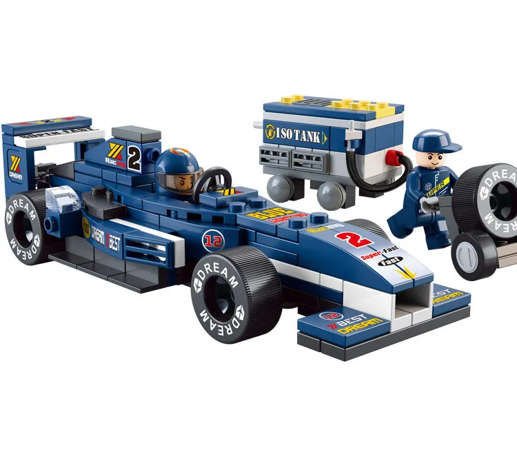 196pcs Building Blocks DIY Creative Bricks 1:32 F1 Racing Toys Blue Children Educational Toys for Boy Gift Wholesale
196pcs Building Blocks DIY Creative Bricks 1:32 F1 Racing Toys Blue Children Educational Toys for Boy Gift Wholesale