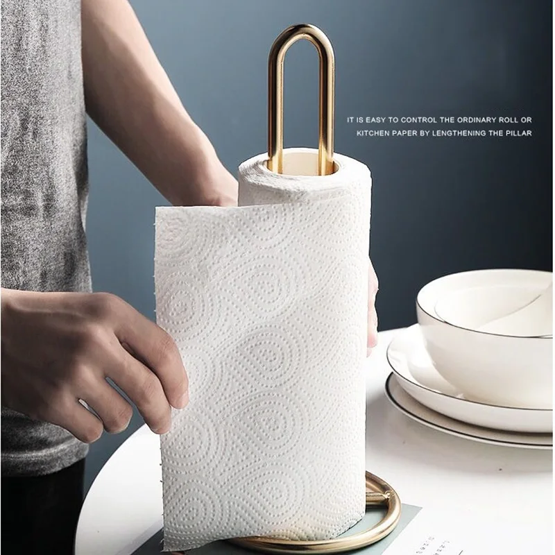 Nordic Style Iron Roll Paper Towel Rack Luxury Gold Desktop Roll Holder Restaurant Living Room Toilet Storage Rack Decoration
Nordic Style Iron Roll Paper Towel Rack Luxury Gold Desktop Roll Holder Restaurant Living Room Toilet Storage Rack Decoration
