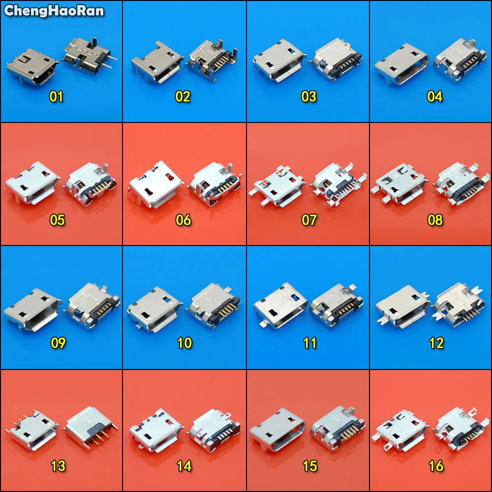 ChengHaoRan 10pcs Micro USB 5Pin jack tail,Mini Micro Usb Connector v8 port charging socket for Samsung Lenovo Huawei ZTE HTC
ChengHaoRan 10pcs Micro USB 5Pin jack tail,Mini Micro Usb Connector v8 port charging socket for Samsung Lenovo Huawei ZTE HTC