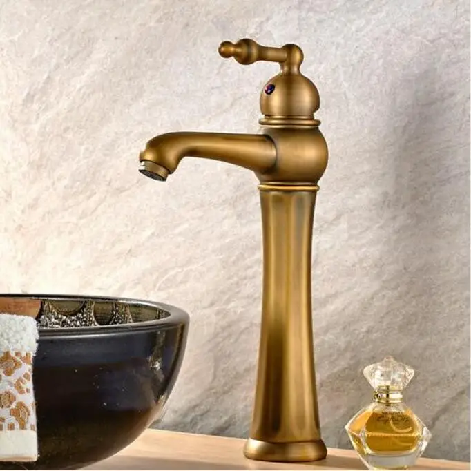 New Water Tap European Style antique brass bathroom faucet hot and cold luxury wash basin faucet Single Handle sink faucet tap
New Water Tap European Style antique brass bathroom faucet hot and cold luxury wash basin faucet Single Handle sink faucet tap