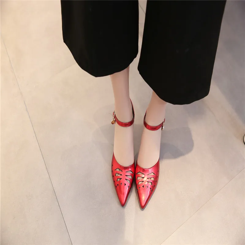 ENMAYLA New Women High Heels Summer Sandals Shoes Woman Pumps Shoes Soft Leather Buckle Strap Sandals Woman Shoes Big Size
ENMAYLA New Women High Heels Summer Sandals Shoes Woman Pumps Shoes Soft Leather Buckle Strap Sandals Woman Shoes Big Size