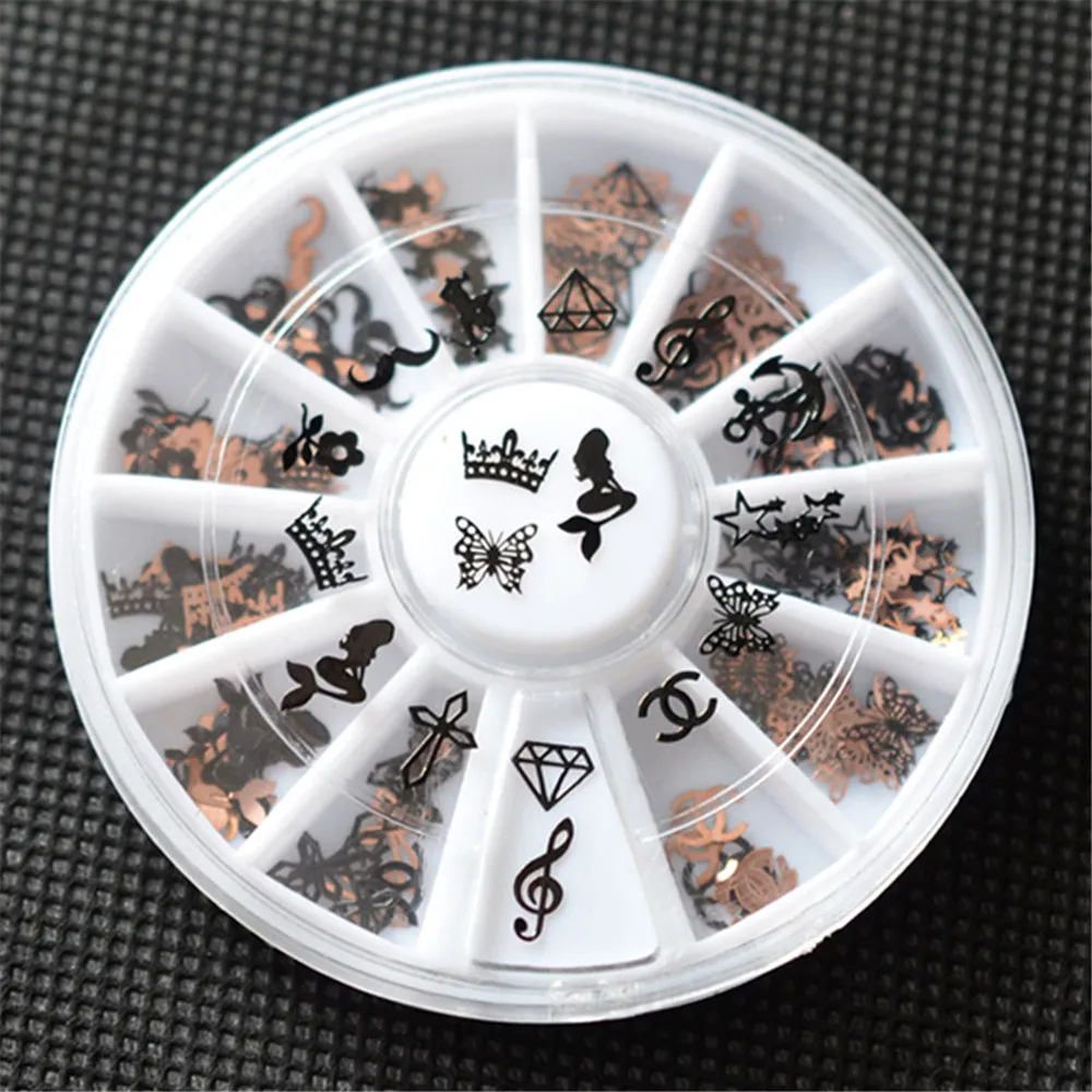 Slice Black Sticker Decal Foil Rhinestone for Nail Art Decorations Nail Accessoires 3D Metal Christmas Nail Design Manicure Tool
Slice Black Sticker Decal Foil Rhinestone for Nail Art Decorations Nail Accessoires 3D Metal Christmas Nail Design Manicure Tool