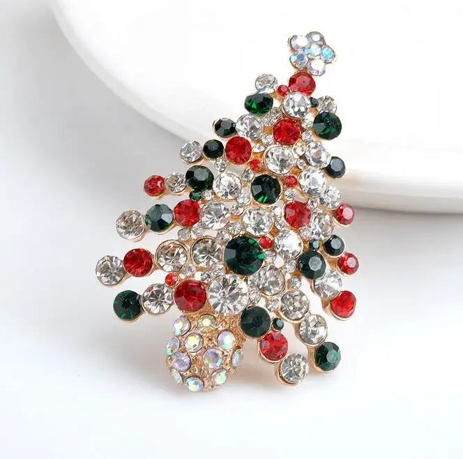 Christmas Gift for Daughter Size 3.2CM X 4 CM Shining Christmas Tree Shape Alloy Brooch Pin Party Decoration
Christmas Gift for Daughter Size 3.2CM X 4 CM Shining Christmas Tree Shape Alloy Brooch Pin Party Decoration