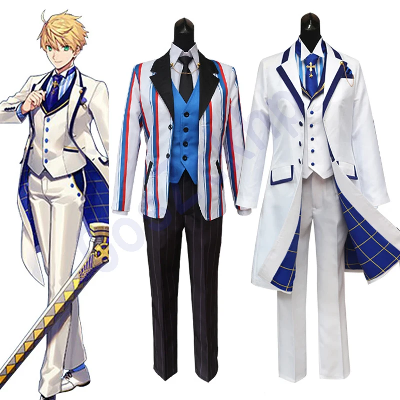 CosZtkhp 2019 New Fate Grand Orde FGO Saber King Arthur Cosplay Costume Outfit Pendragon White Rose King of Knights Cosplay
CosZtkhp 2019 New Fate Grand Orde FGO Saber King Arthur Cosplay Costume Outfit Pendragon White Rose King of Knights Cosplay