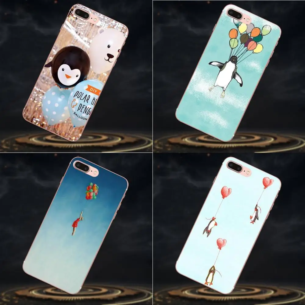 Фото Для Huawei Mate 7 8 9 10 P7 P8 P9 P10 P20 Lite Plus Pro GR5 P Smart 2017 Diy рисунок из тпу летающий шар