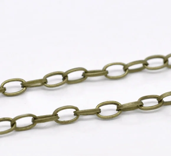 DoreenBeads сплав Античная бронзовая цепочка DIY модные серьги ожерелье ювелирные