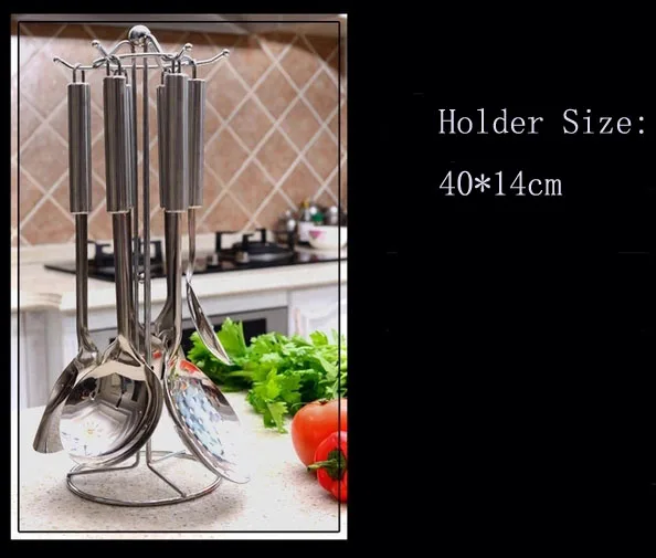 7pcs Per Set With The Holder High Quality Stainless Steel Kitchen Tools Cooking Sholve Filter Spoon Soup Ladle Free Shipping
7pcs Per Set With The Holder High Quality Stainless Steel Kitchen Tools Cooking Sholve Filter Spoon Soup Ladle Free Shipping