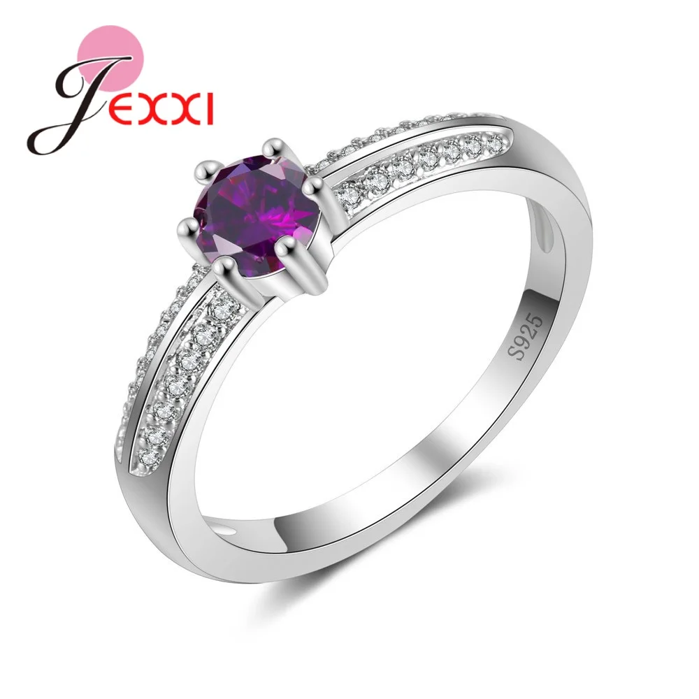 Popular 925 Sterling Silver Rings For Women 6 Claw Crystal Wedding Party Cubic Zirconia Female Girl Engagement Accessory
Popular 925 Sterling Silver Rings For Women 6 Claw Crystal Wedding Party Cubic Zirconia Female Girl Engagement Accessory