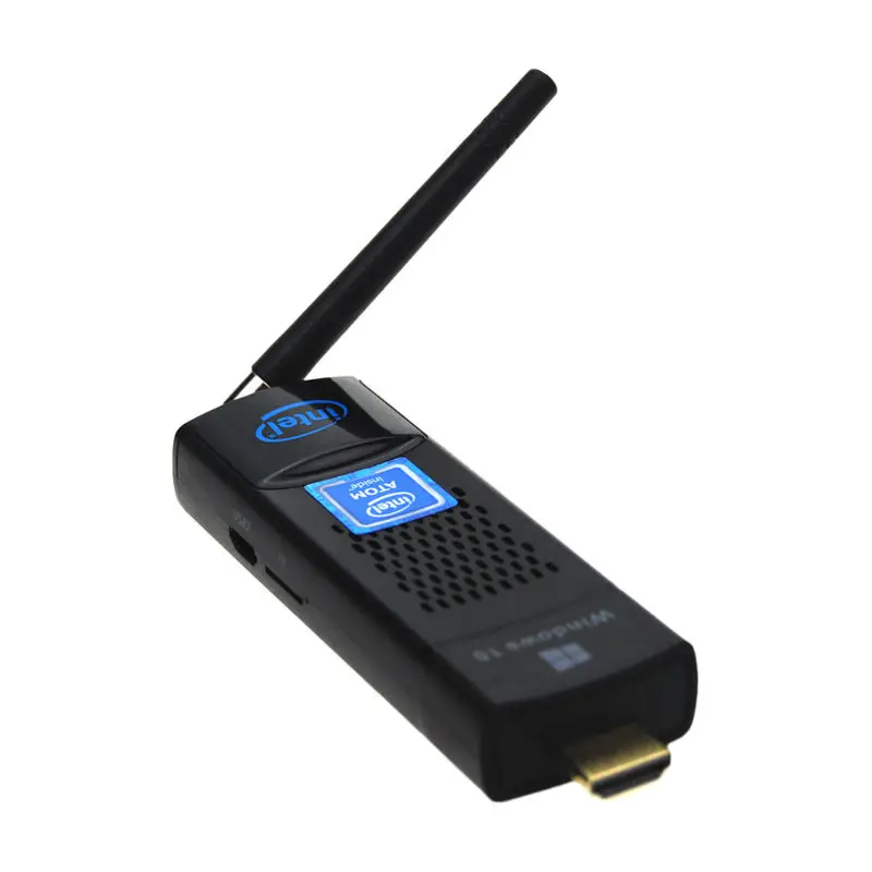 Фото Мини ПК measy t8c Wintel W8 Pro мини Windows 10 OS Z8300 процессор 4 ГБ/64 ГБ 2 4G Wi Fi BT4.0 RJ45 100 м ТВ