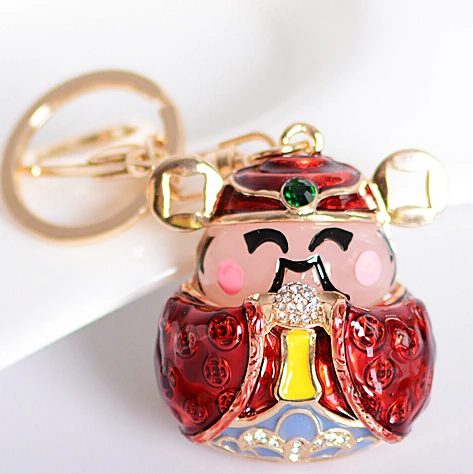 High-quality Chinese Lucky The God of Fortune Car Key Chain Gift Accessory Car Key Ring Keyring Key Hanger Ring
High-quality Chinese Lucky The God of Fortune Car Key Chain Gift Accessory Car Key Ring Keyring Key Hanger Ring