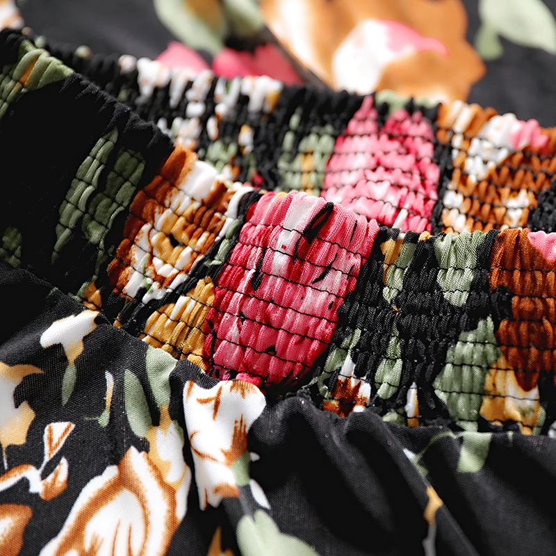 Womens Skirts Summer Autumn Skirt A-line Knee length Floral High Waist Vintage Midi Skirt Women Pleated Elastic Wais Skirt
Womens Skirts Summer Autumn Skirt A-line Knee length Floral High Waist Vintage Midi Skirt Women Pleated Elastic Wais Skirt