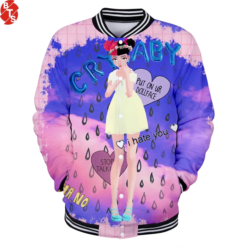 CRY BABY 3D Pritned Baseball Jackets Women/Men Long Sleeve 2018 Hot Sale Jackets Casual Streetwear Fashion Trendy Clothes
CRY BABY 3D Pritned Baseball Jackets Women/Men Long Sleeve 2018 Hot Sale Jackets Casual Streetwear Fashion Trendy Clothes