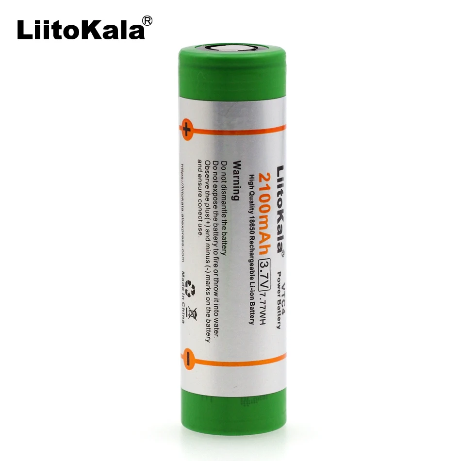 liitokala 8PCS New Original US18650 VTC4 2100mAh 18650 3.6V lithium battery electric vehicle charging electronic cigarette
liitokala 8PCS New Original US18650 VTC4 2100mAh 18650 3.6V lithium battery electric vehicle charging electronic cigarette