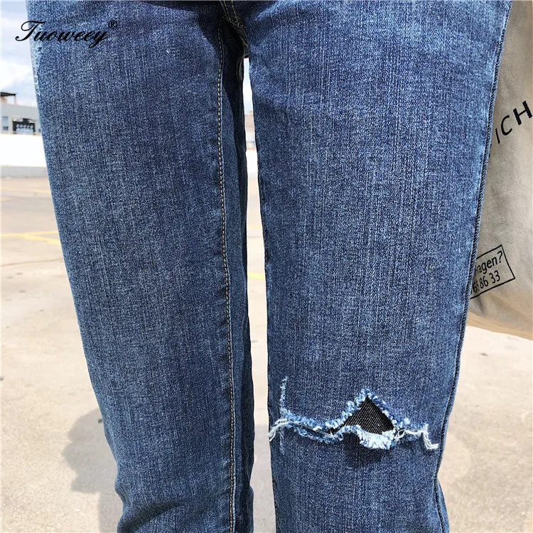 Hole Ripped Jeans sexy Women Boyfriend Denim Vintage High Elastic Waist Casual Pants Female Slim Pencil Pant Plus Size trousers
Hole Ripped Jeans sexy Women Boyfriend Denim Vintage High Elastic Waist Casual Pants Female Slim Pencil Pant Plus Size trousers