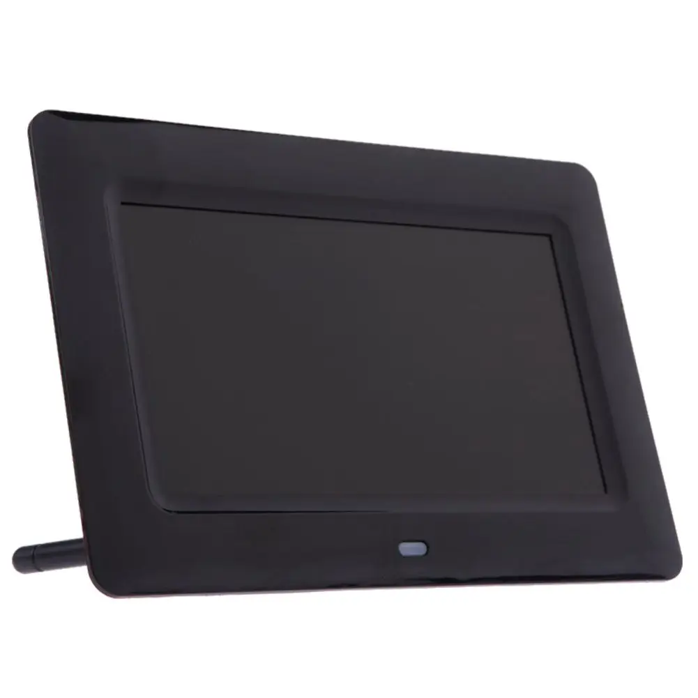 Черный 7 ''HD TFT lcd Цифровая фоторамка Будильник MP3 MP4 фильм плеер новый