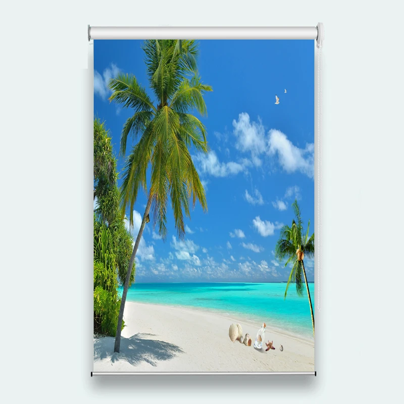 Coconut beach 3D Roller Blinds Living Room Bedroom Hotel meeting room Roller Blinds For Windows Home Decoration
Coconut beach 3D Roller Blinds Living Room Bedroom Hotel meeting room Roller Blinds For Windows Home Decoration