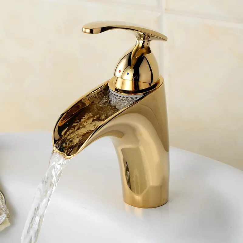 Bathroom Basin Faucet Brass Sink Mixer Tap Golden/Chrome Waterfall Faucet Toilet Sink Tap Hot & Cold Single Handle Bath Faucet
Bathroom Basin Faucet Brass Sink Mixer Tap Golden/Chrome Waterfall Faucet Toilet Sink Tap Hot & Cold Single Handle Bath Faucet