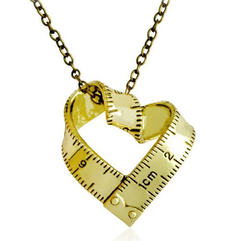 Romantic Metal Love Heart Ruler Necklace & Pendants Charm Vintage Necklaces For Lovers Women Men Fashion Jewelry
Romantic Metal Love Heart Ruler Necklace & Pendants Charm Vintage Necklaces For Lovers Women Men Fashion Jewelry
