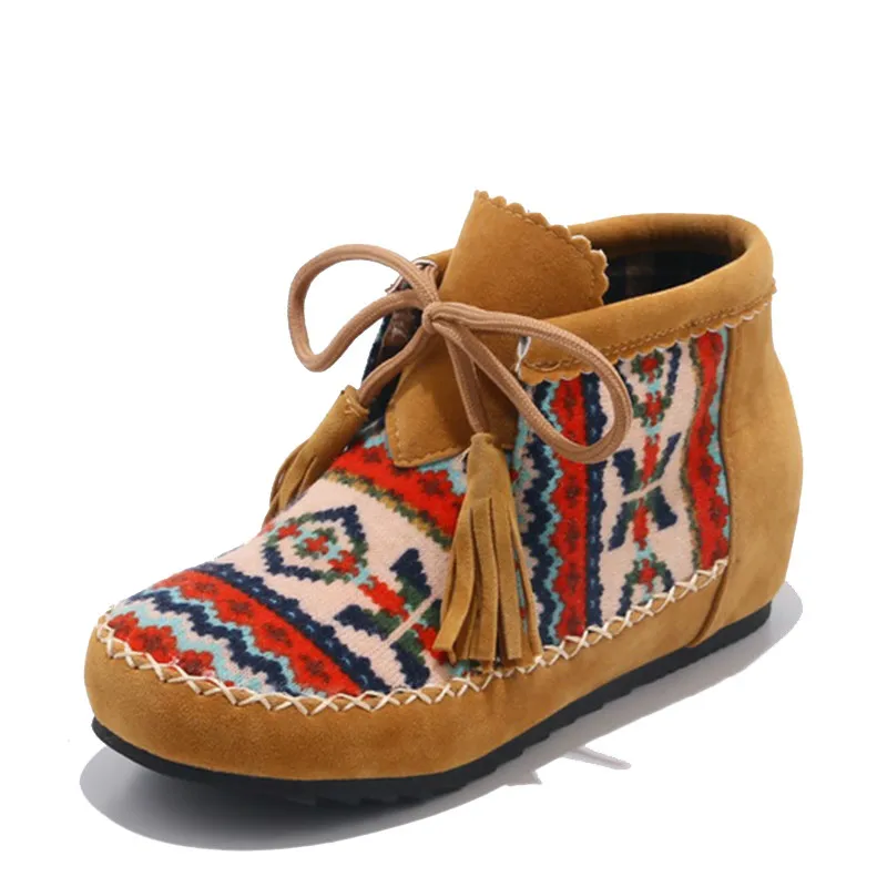 Dropshipping Spring Autumn Fashion Large Size Embroider Flock Lace Up Ankle Boots Woman Sewing Low Heel Colorful Women Shoes
Dropshipping Spring Autumn Fashion Large Size Embroider Flock Lace Up Ankle Boots Woman Sewing Low Heel Colorful Women Shoes