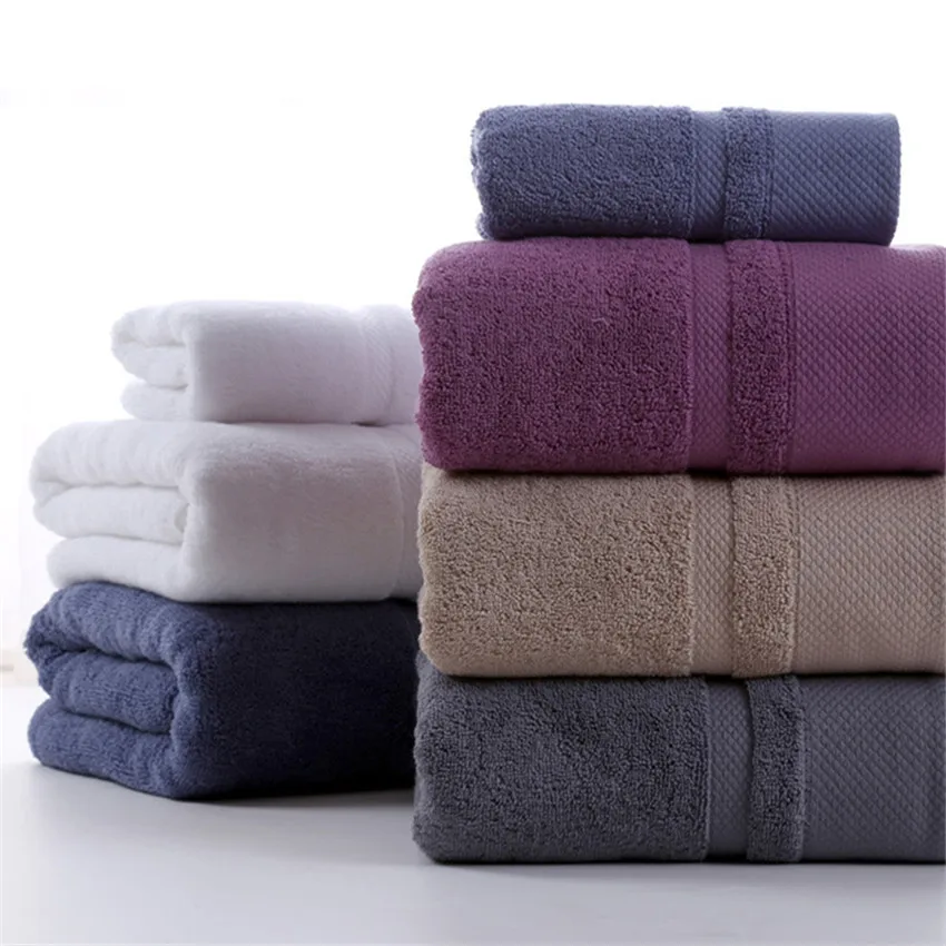 70*140cm bath towels set Super absorbent long thick cotton beach towel for adults bathroom for Spa Gym travel Pure color towels
70*140cm bath towels set Super absorbent long thick cotton beach towel for adults bathroom for Spa Gym travel Pure color towels