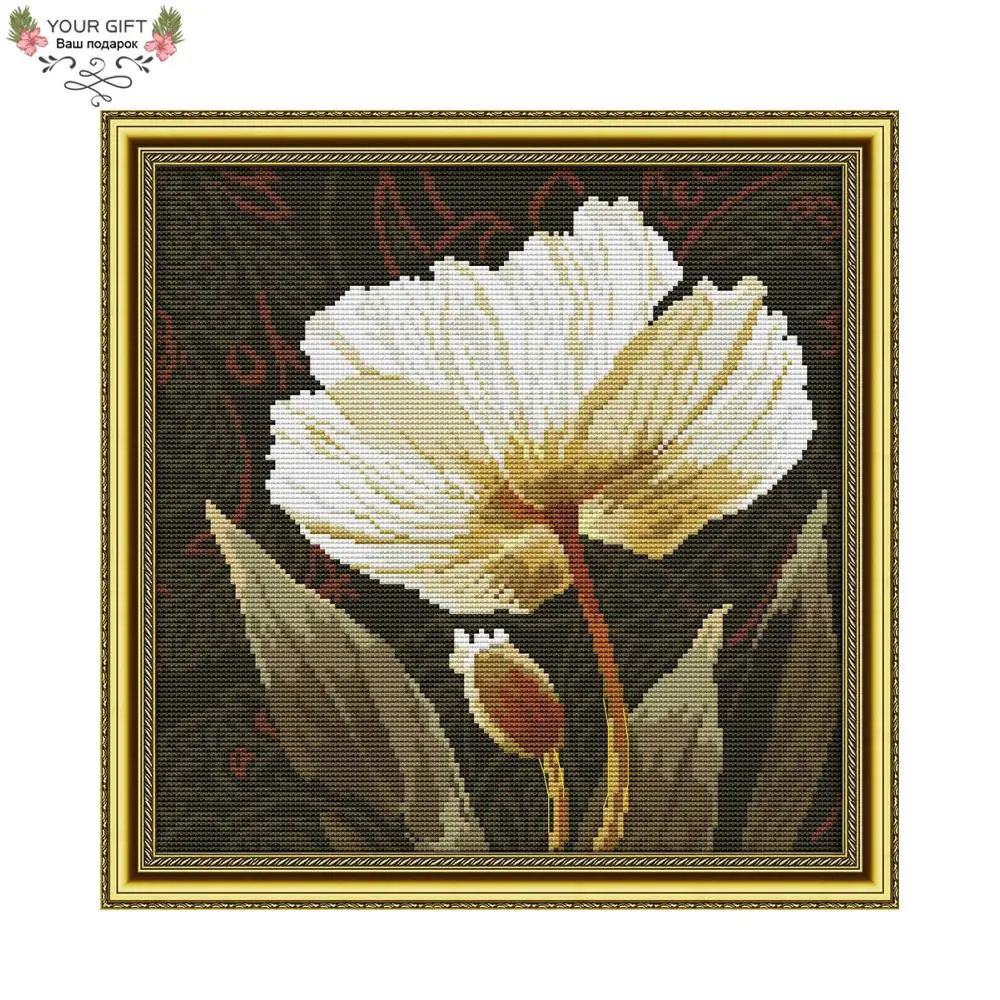 Joy Sunday White Poppies Home Decoration H648 14CT 11CT Stamped Counted Flowers Embroidery Cross Stitch kits
Joy Sunday White Poppies Home Decoration H648 14CT 11CT Stamped Counted Flowers Embroidery Cross Stitch kits