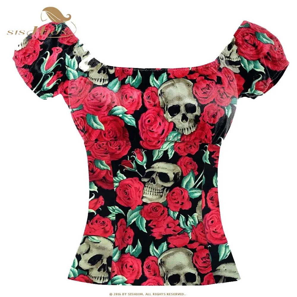 SISHION 2021 Summer New Sexy Rose Print Vintage T-Shirt Women QY0235 Top Plus Size Short Sleeve Backless Top T-Shirts
SISHION 2021 Summer New Sexy Rose Print Vintage T-Shirt Women QY0235 Top Plus Size Short Sleeve Backless Top T-Shirts