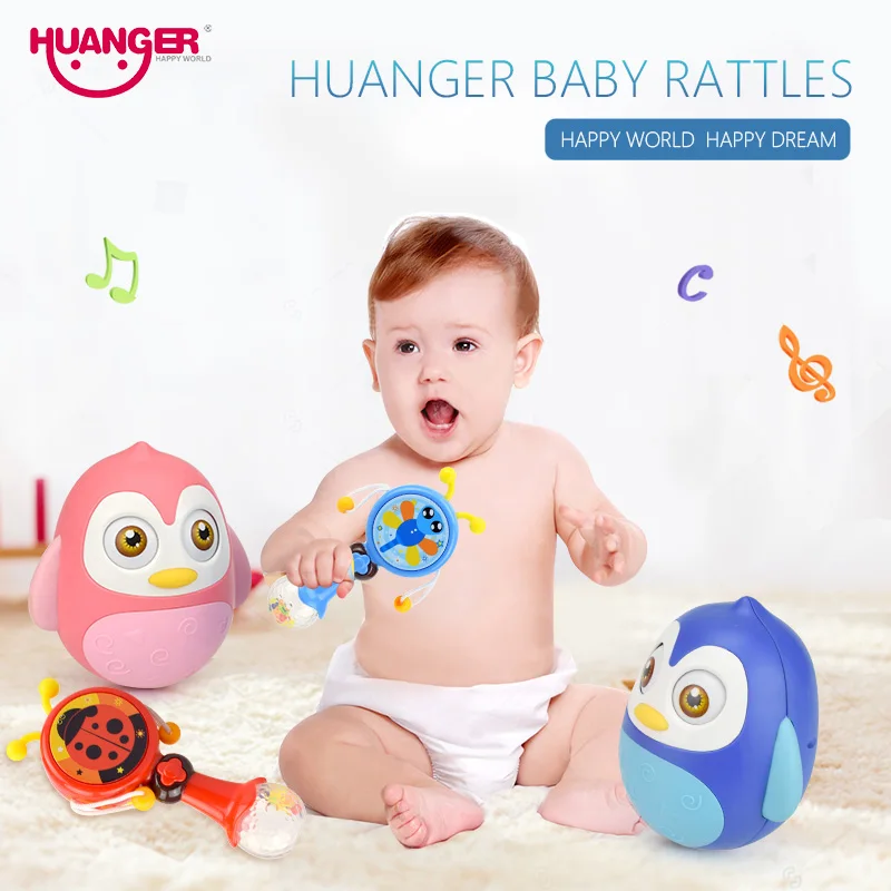 Huanger Baby Ratles 0-12 Months Baby Ring Bells Roly-poly Toy Cartoon Tumbler Doll Musical Baby Rattle-durm Educational Gift
Huanger Baby Ratles 0-12 Months Baby Ring Bells Roly-poly Toy Cartoon Tumbler Doll Musical Baby Rattle-durm Educational Gift