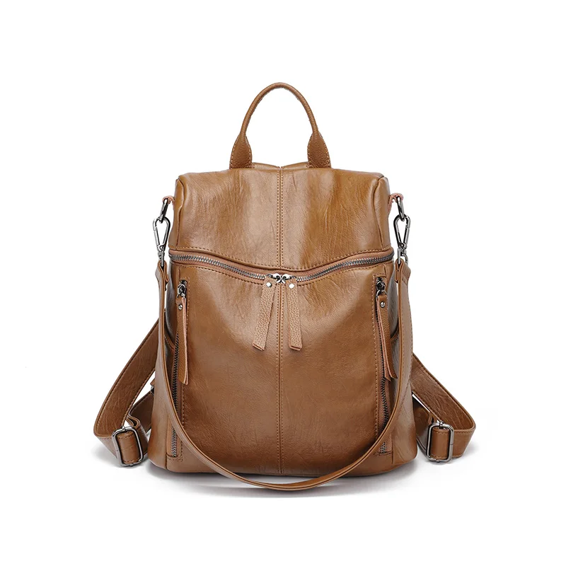 Fashion Genuine Leather Women Backpack Satchel Rucksack Preppy Style Women School Bag Girl Travel Bags Multipurpose Shouler Bag
Fashion Genuine Leather Women Backpack Satchel Rucksack Preppy Style Women School Bag Girl Travel Bags Multipurpose Shouler Bag