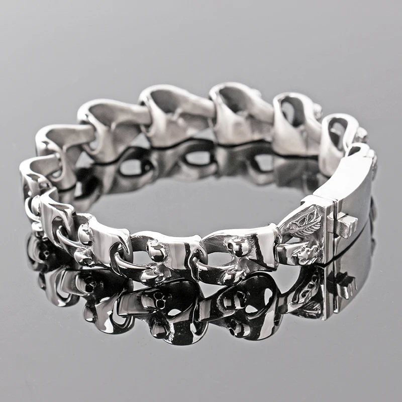 Men Bracelet Stainless Steel Skull Links Chain Bracelet Men's Bracelets Jewellery stainless steel skull bracelet
Men Bracelet Stainless Steel Skull Links Chain Bracelet Men's Bracelets Jewellery stainless steel skull bracelet