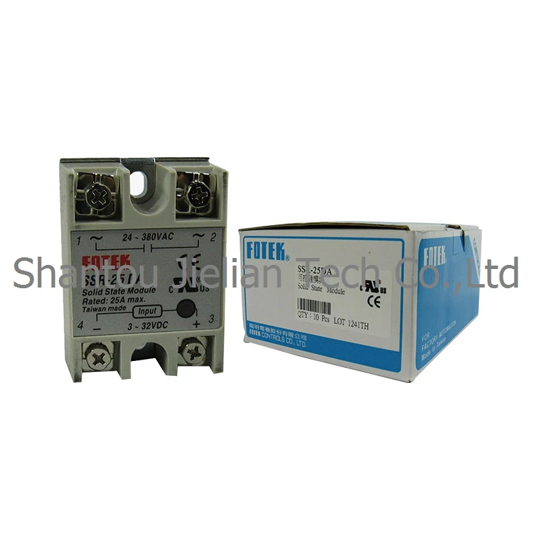 100% Taiwan FOTEK Eectronic Relay Switch SSR-25DA,SSR-40DA Solid State Relais
100% Taiwan FOTEK Eectronic Relay Switch SSR-25DA,SSR-40DA Solid State Relais